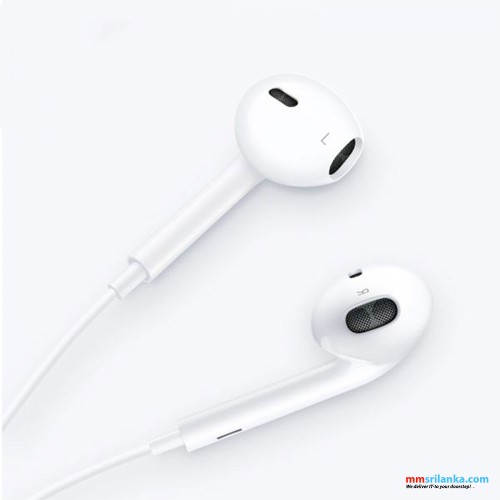 WIWU EARBUDS HF SOUND PLUG AND PLAY LIGHTNING CONNECTOR - WHITE